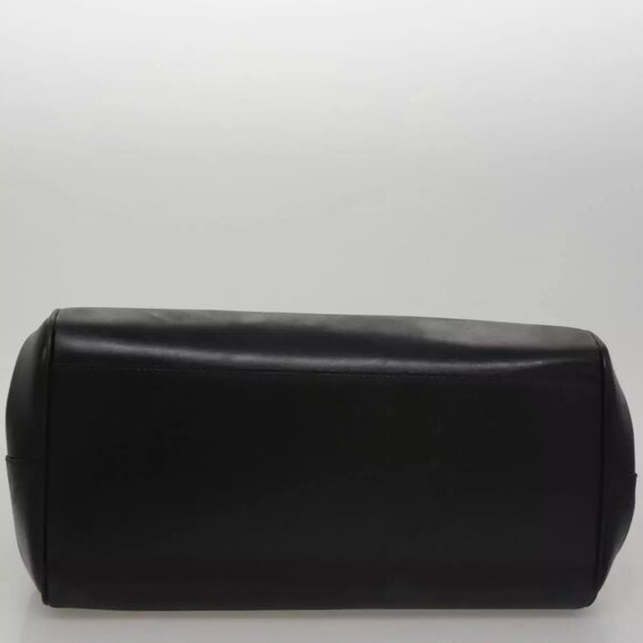 PRADA Hand Bag Leather Black Auth - Picture 10 of 15